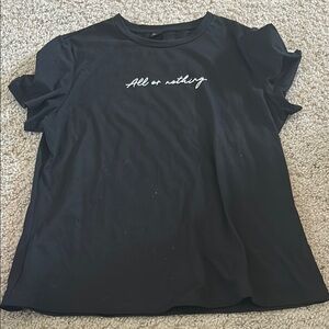 Black Graphic Tee